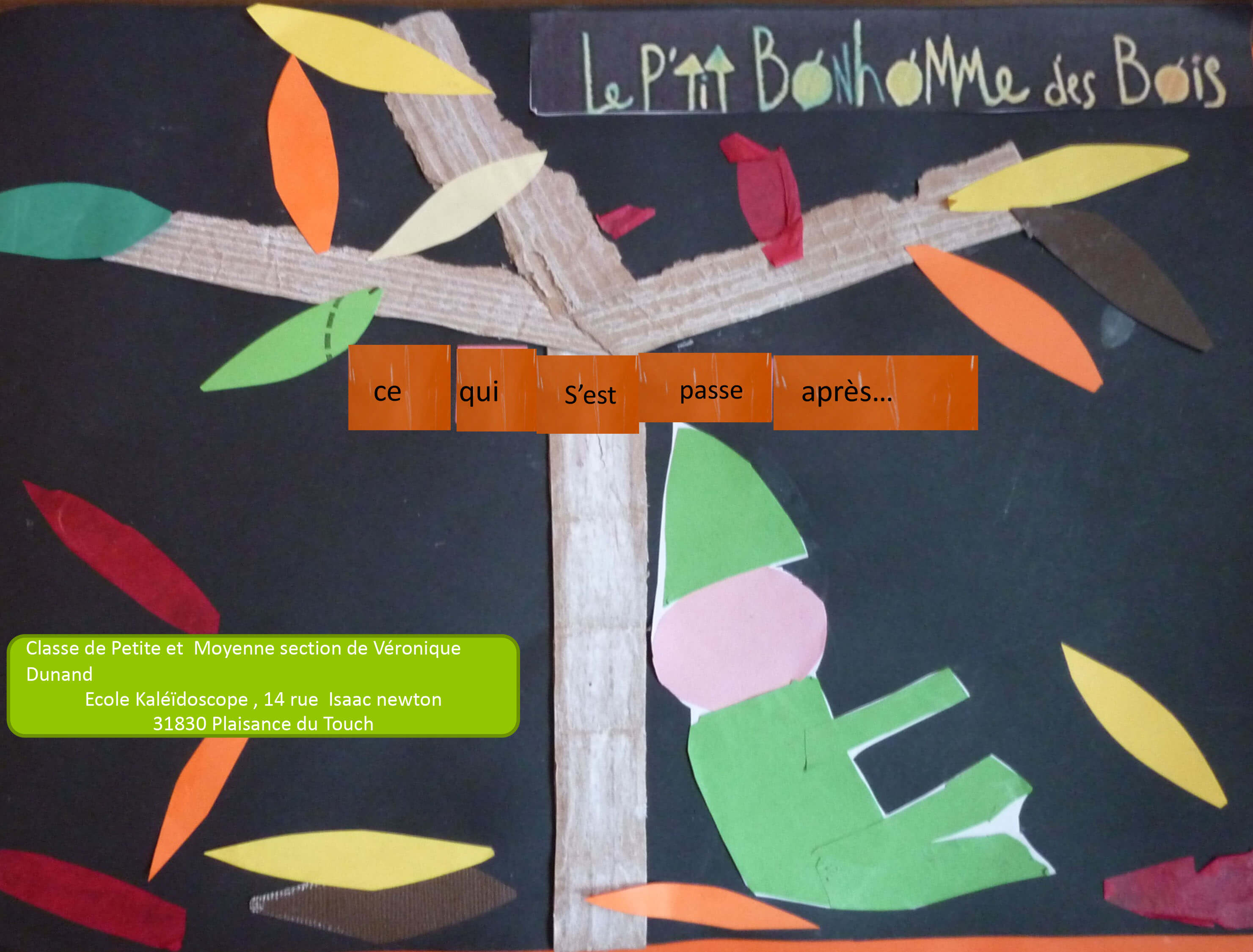 Le Ptit Bonhomme Des Bois Page De Garde