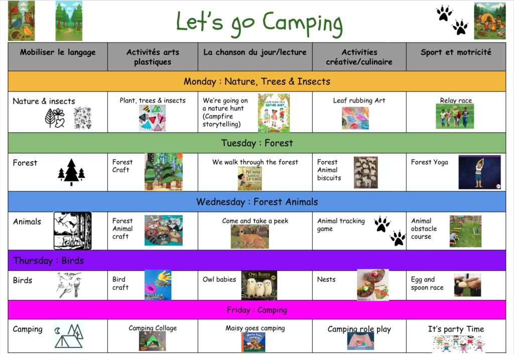 Club de vacances anglais